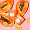 Custom LOGO Papaya Face Cream نباتي مكياج الوجه فيتامين C البابايا التطهير مزيل المكياج بلسم